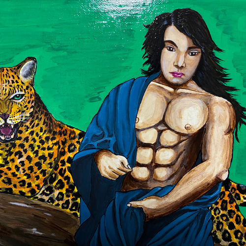 アクリル画 原画 「シトリ」 絵画 マーク・アイシャーウッド 通販 