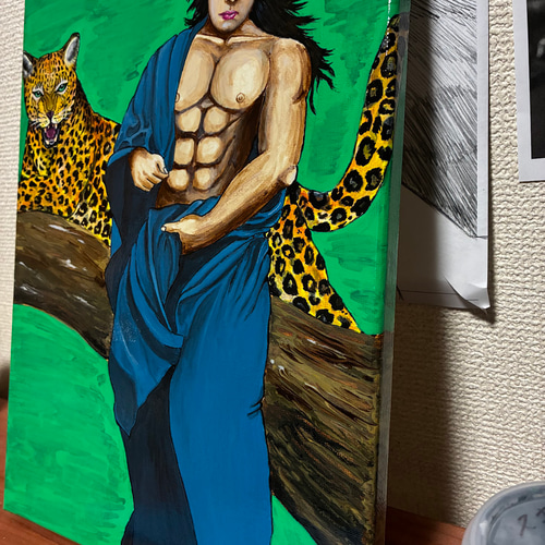 アクリル画 原画 「シトリ」 絵画 マーク・アイシャーウッド 通販 