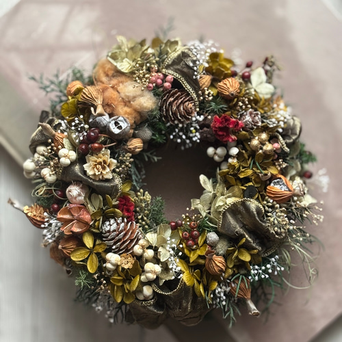 専用＊プロテア　アンティーク ドライリース 3235b7d181436980ff2baa7c1fd190