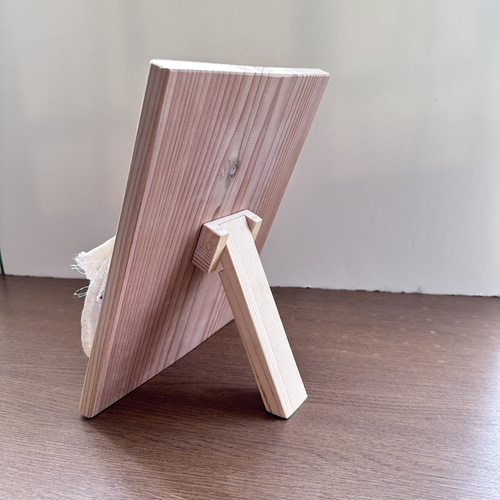 ドライフラワー杉板フレームインテリア(スワッグ） ドライフラワー