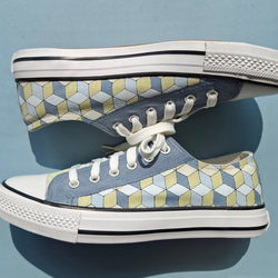 新作「dice」大人かわいいローカットスニーカー【受注制作】お好きな色でオーダーできます 4枚目の画像