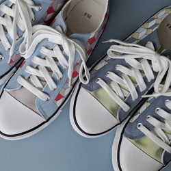 新作「dice」大人かわいいローカットスニーカー【受注制作】お好きな色でオーダーできます 7枚目の画像