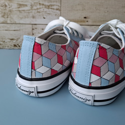 新作「dice」大人かわいいローカットスニーカー【受注制作】お好きな色でオーダーできます 2枚目の画像