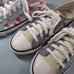 新作「dice」大人かわいいローカットスニーカー【受注制作】お好きな色でオーダーできます 8枚目の画像