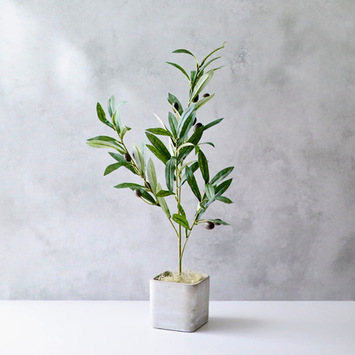 オリーブ フェイクグリーン 観葉植物 造花 オリーブの木 鉢植え