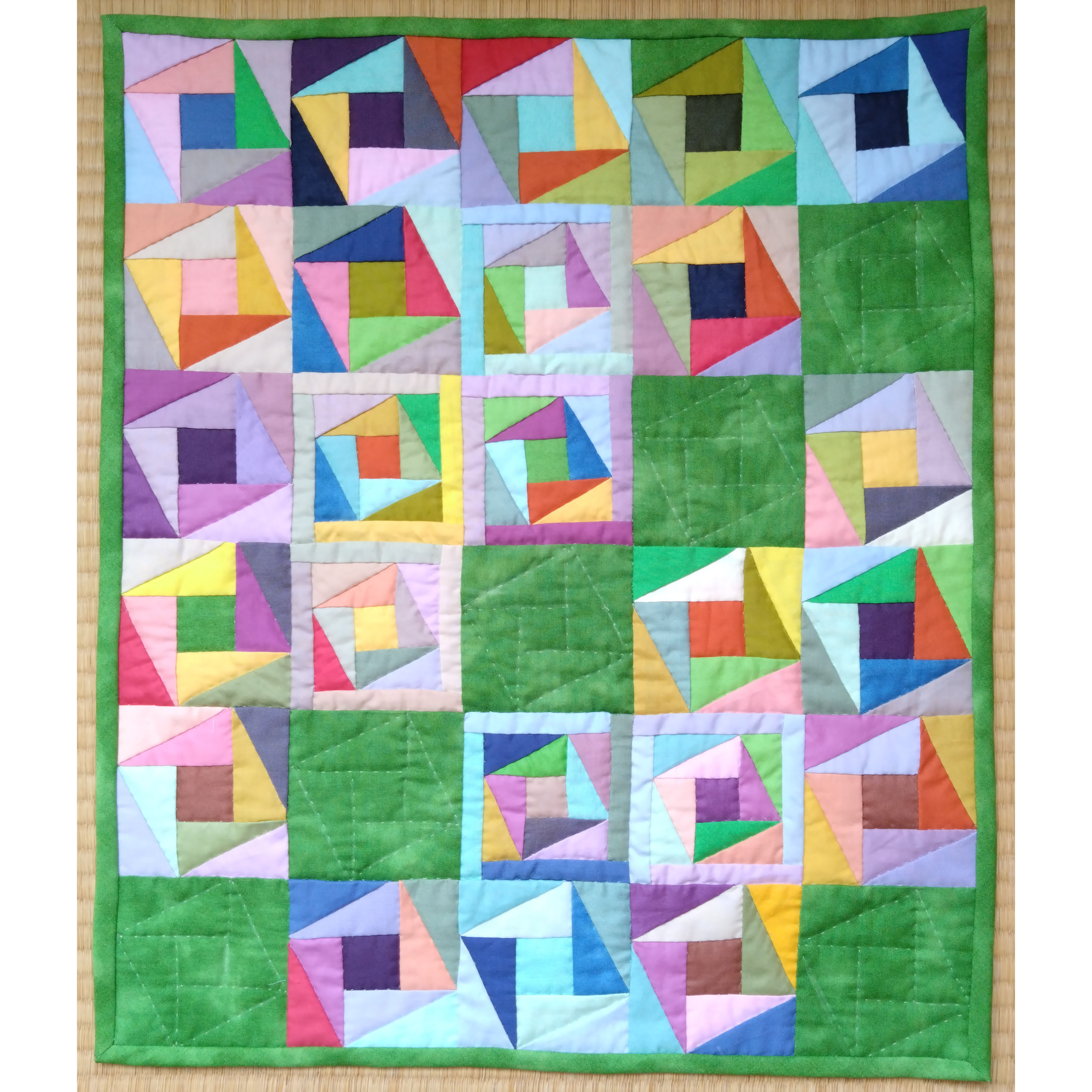 パッチワークキルトのタペストリー[送料無料]