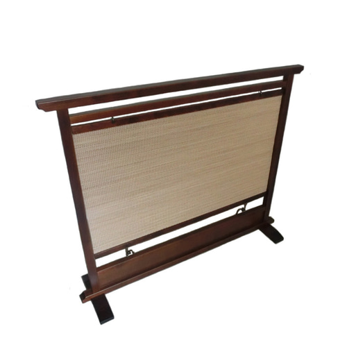 和風衝立 ブラウン 間仕切り パーテーション 限定1 その他インテリア