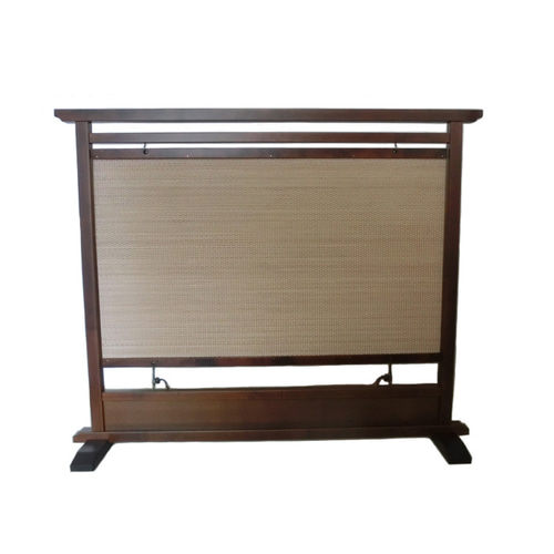 和風衝立 ブラウン 間仕切り パーテーション ヒゴ状 いぶし竹 和風衝立 ブラウン 間仕切り パーテーション 限定1 その他インテリア