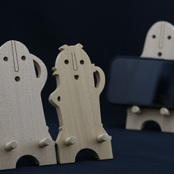 つみきコンポ風スピーカー【Bluetoothスピーカー】 スマホスタンド