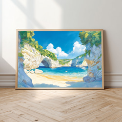 油絵 絵画 【夕日のカモメ】 絵画 HR 通販 14668187｜Creema