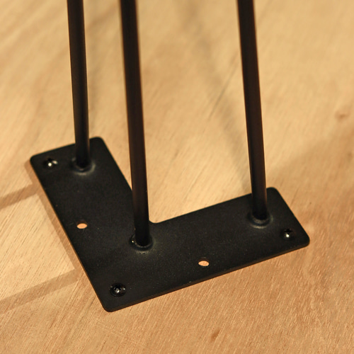 デスク｜ライトグレー｜パソコンデスク｜薄塗りモルタル｜脚タイプ①