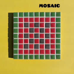 【名古屋モザイクタ使用】食卓を彩るミニ鍋敷き・タイルコースター（М）【送料無料】 1枚目の画像