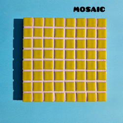 【名古屋モザイクタ使用】食卓を彩るミニ鍋敷き・タイルコースター（М）【送料無料】 1枚目の画像