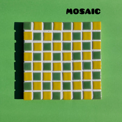 【名古屋モザイクタ使用】食卓を彩るミニ鍋敷き・タイルコースター（М）【送料無料】 1枚目の画像