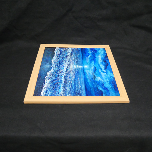 油絵 油彩 油彩画 絵 絵画 【水平線に沈む満月】 絵画 HR 通販