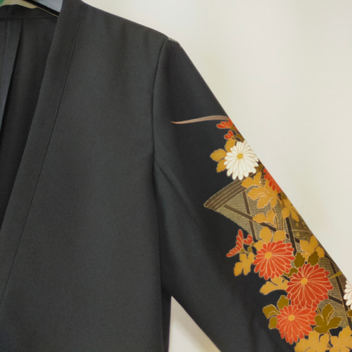 黒留袖アンサンブル*ノースリーブワンピース+ボレロ長袖*着物