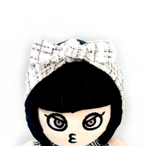 15cm／ちびぬい］リボンヘアバンド(各色) ぬいぐるみ SHIKI☆closet