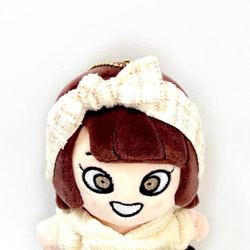 15cm／ちびぬい］リボンヘアバンド(各色) ぬいぐるみ SHIKI☆closet