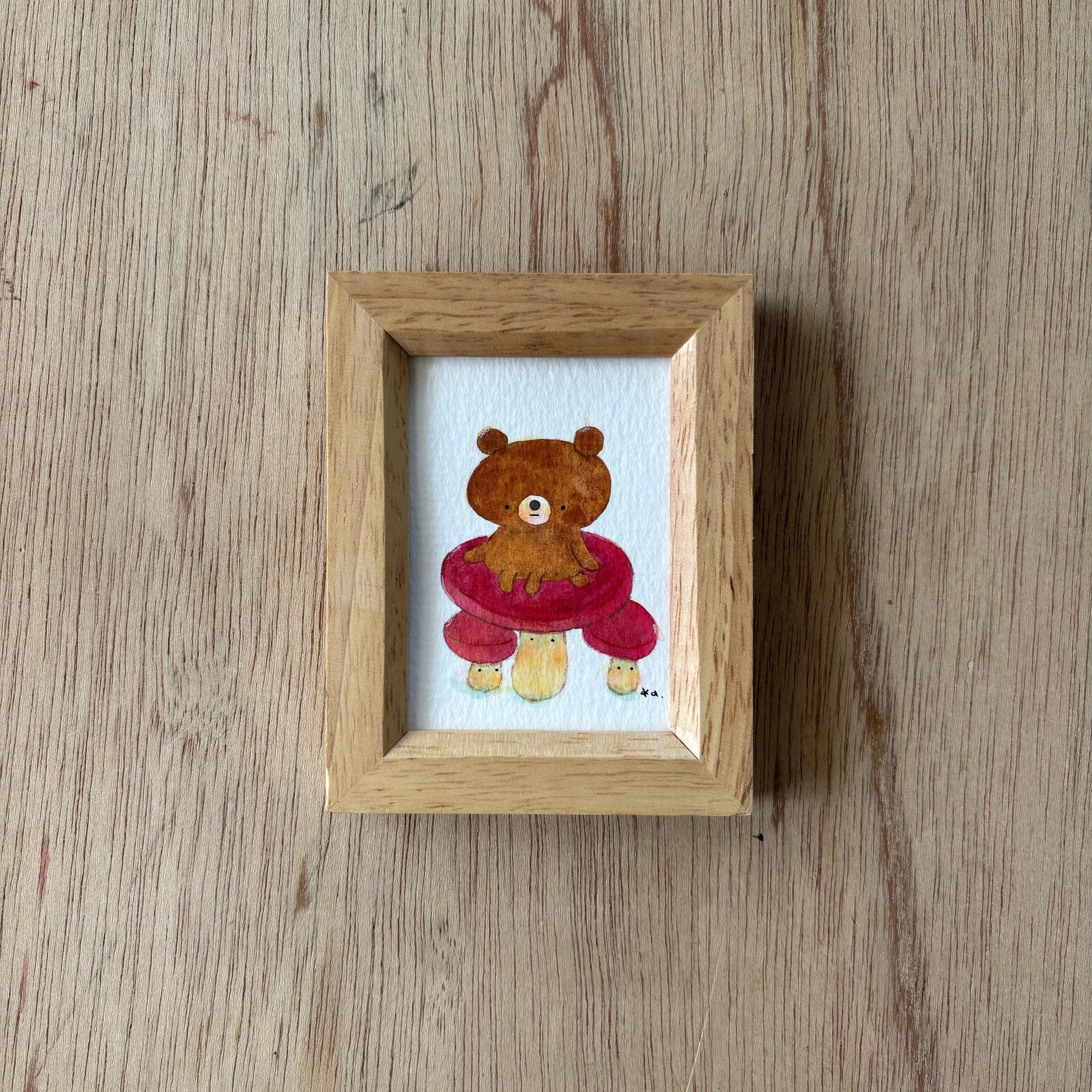 「なんにも」ミニ額　原画