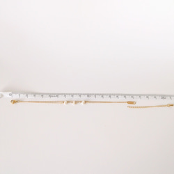 シンプル　ブレスレット　つけっぱなし　サージカルステンレス　ゴールド　極細　チェーン　金属アレルギー対応　華奢　パール　 6枚目の画像