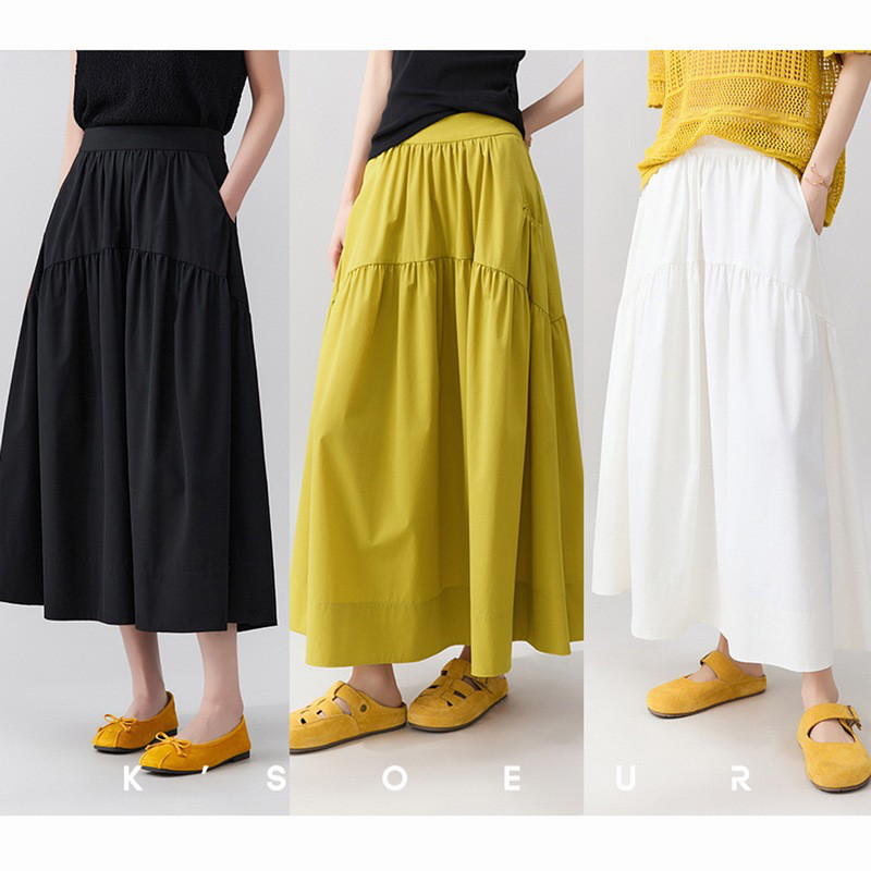 純色ハーフスカート返品・交換可】品質最優先25-225