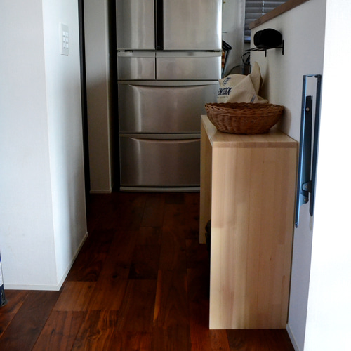 コの字棚 サイズオーダー可｜通路に最適 玄関収納 キッチン収納