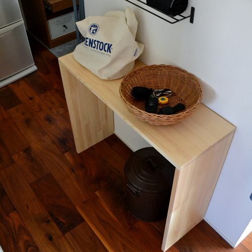 コの字棚 サイズオーダー可｜通路に最適 玄関収納 キッチン収納