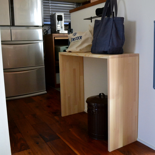 コの字棚 サイズオーダー可｜通路に最適 玄関収納 キッチン収納