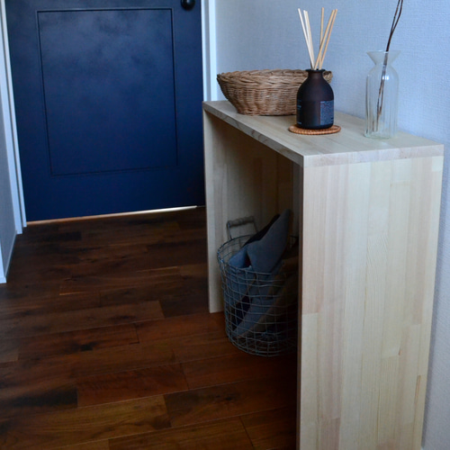 コの字棚 サイズオーダー可｜通路に最適 玄関収納 キッチン収納