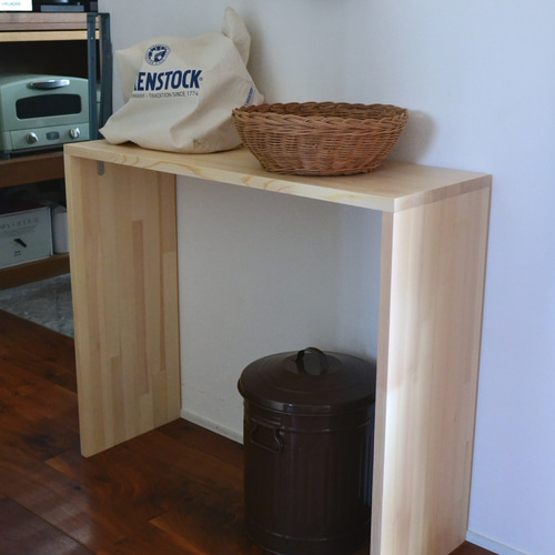 コの字棚 サイズオーダー可｜通路に最適 玄関収納 キッチン収納