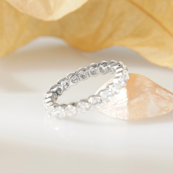 クラシックフルエタニティリング R1-W 2枚目の画像