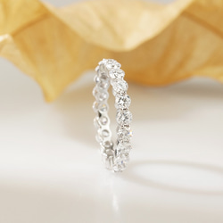 クラシックフルエタニティリング R1-W 4枚目の画像