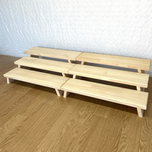 【折りたたみコの字ラック横幅45cm 6点セット】イベント什器/マルシェ 折りたたみコの字ラック横幅45cm 6点セット】