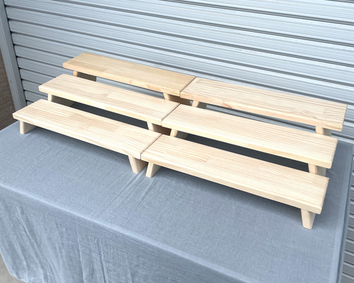 ☆マルシェ用ブースセット☆【折りたたみ什器6点セット横幅45cm