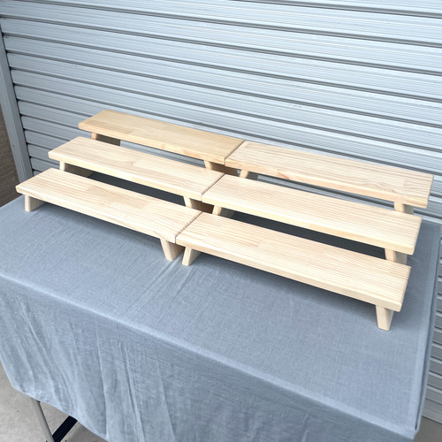 ☆マルシェ用ブースセット☆【折りたたみ什器6点セット横幅45cm