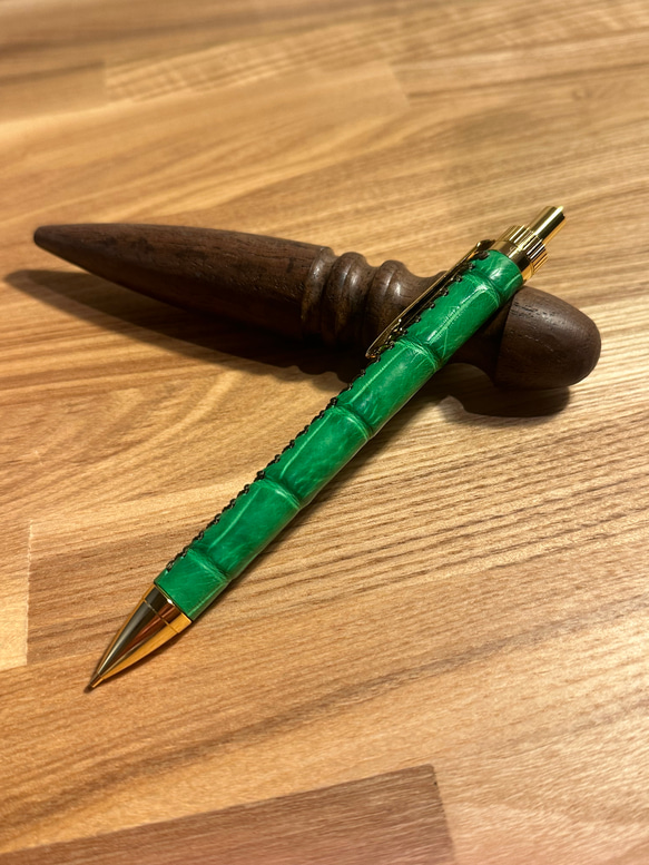 革軸ペン ワニ革 本革 加藤金属 革軸ペン ワニ革 本革 加藤金属 ペン・筆記用具 246Leather 通販