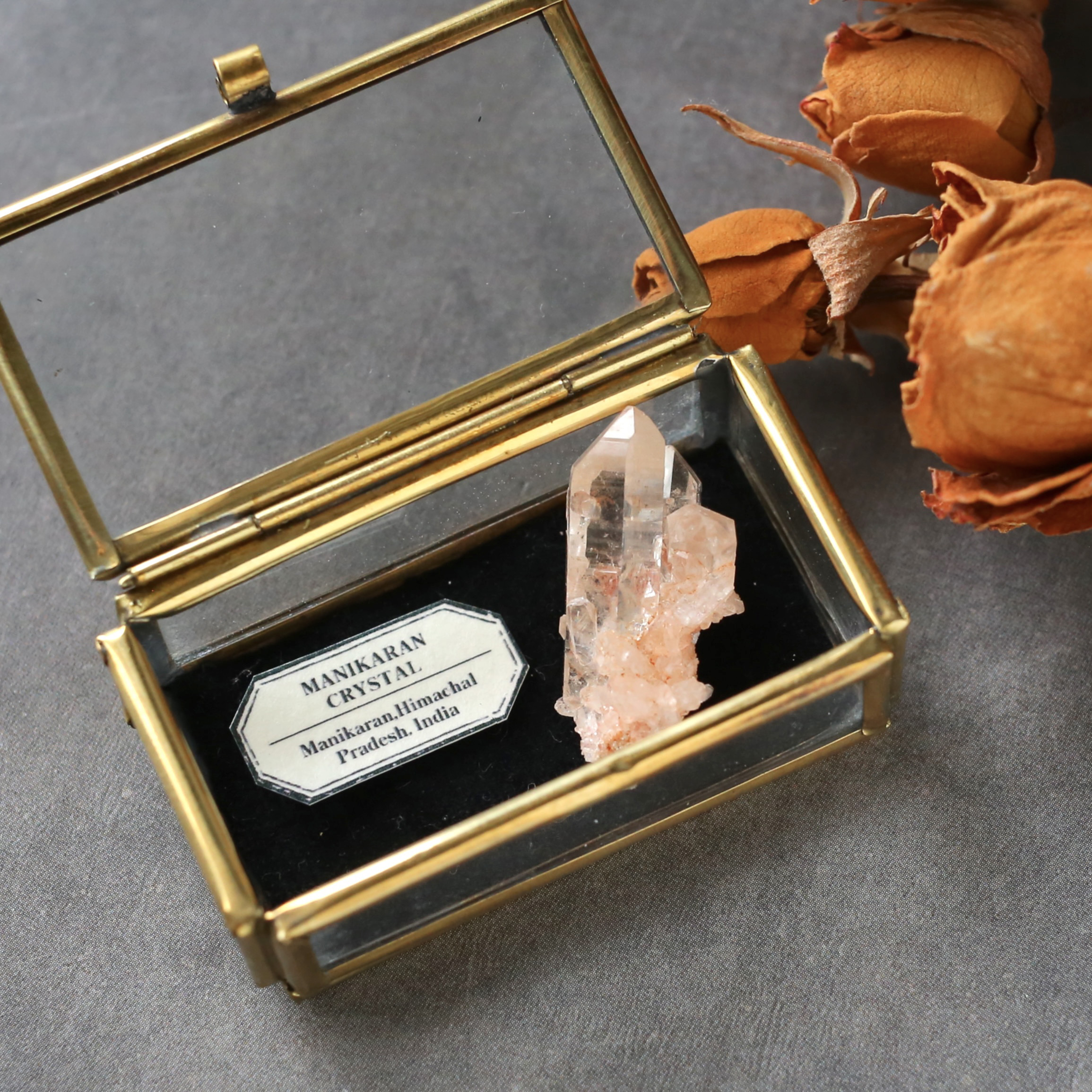 マニカラン水晶ミニチュアクラスター 水晶 天然石 標本 ヒマラヤ 原石 送料無料