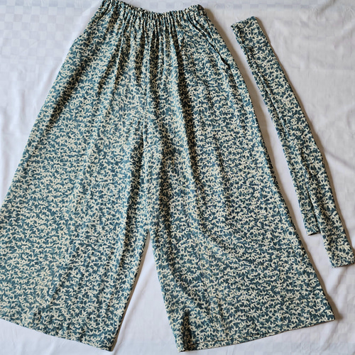 着物リメイク ワイドパンツ キュロット・ワイドパンツ お針子かなりあ