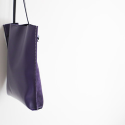 【A4サイズ】国産牛革　ソフトレザー　エイミー/Amy  (レッド・ワイン系) 8枚目の画像