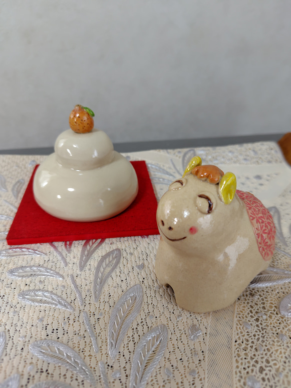 あさ工房2026干支うま（大）〜陶器 その他置物 あさ工房 通販 19749328