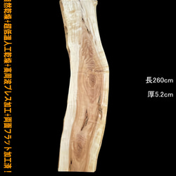 栗 C227-2 一枚板 乾燥材 棚板 カウンター テーブル DIY 耳付 天板