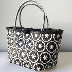 イート　オーダー　PPバンド 花 PPバンドの花模様のデータ | クラフトバンド・ラボ