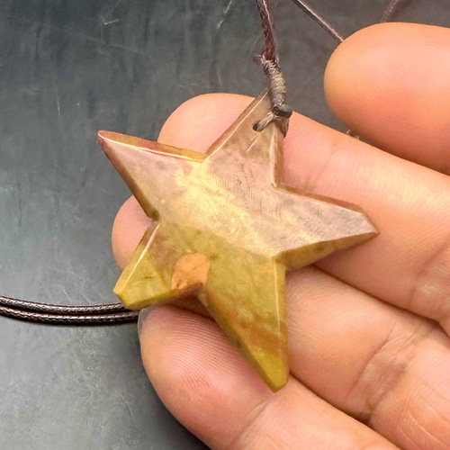 2025.8.28五芒星　新潟阿賀野産上質ジャスパー 2025.8.28五芒星 新潟阿賀野産上質ジャスパー