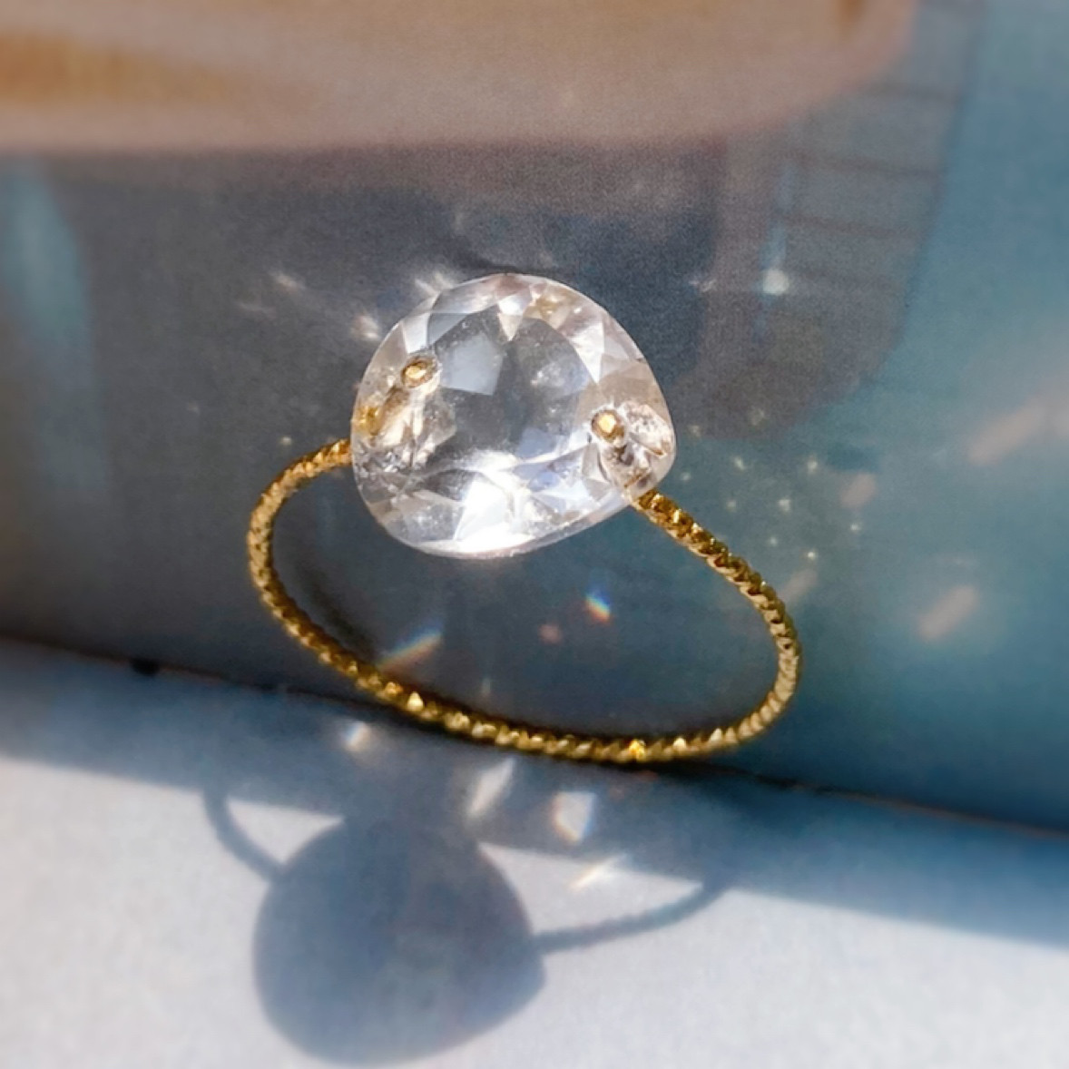 Prana candy gem ✴︎クリスタル✴︎k14gfリング