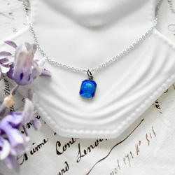 貝製コームネックレス雲モチーフ