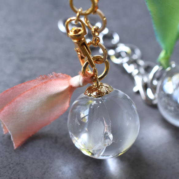 【數量有限 - 可選彩虹石英、煙晶和鳶尾石英】手工染色絲帶包飾 第11張的照片