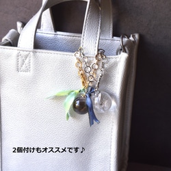 【數量有限 - 可選彩虹石英、煙晶和鳶尾石英】手工染色絲帶包飾 第18張的照片