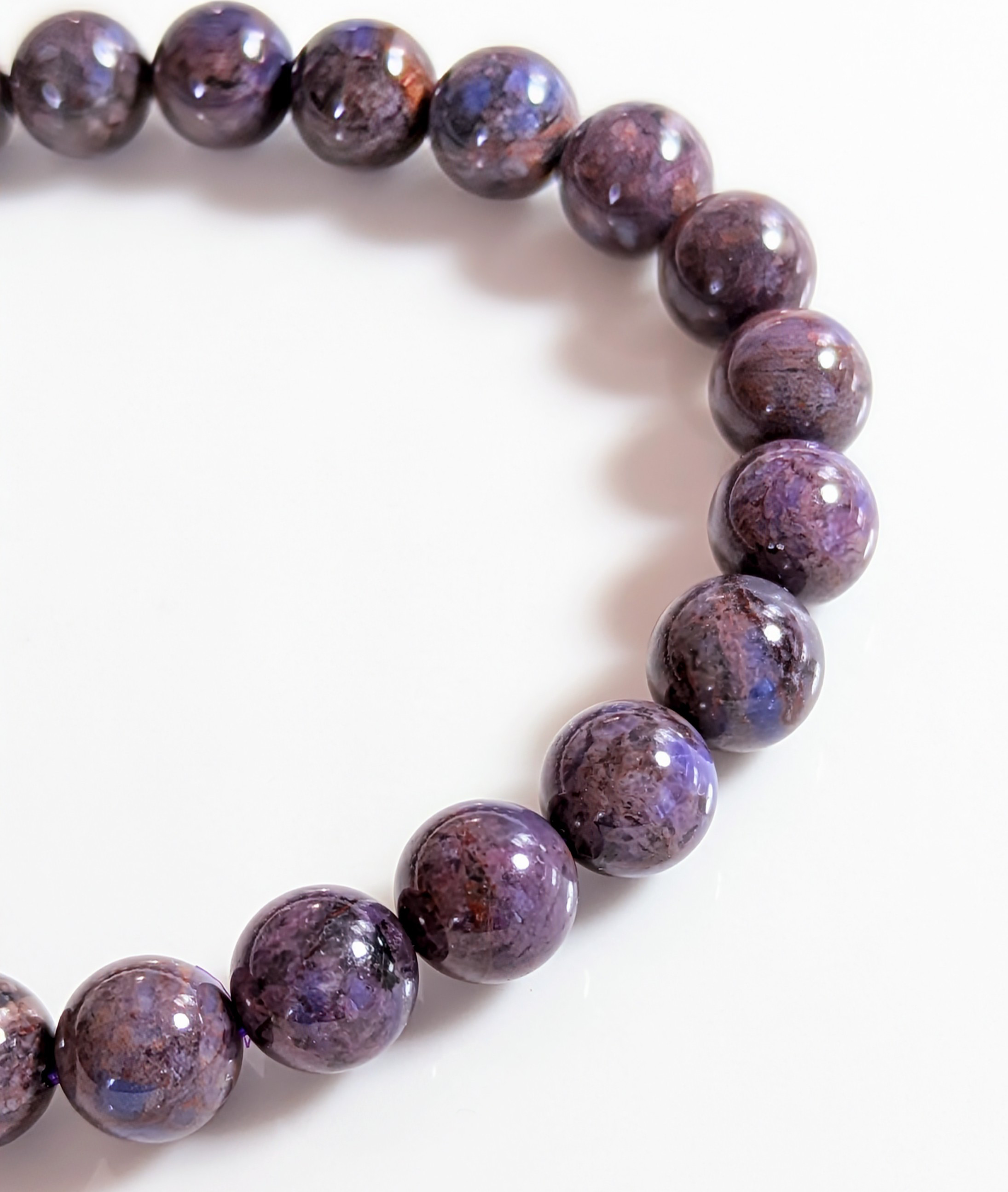 ✿【希少】スギライトパープル系ブレスレット〘三大ヒーリングストーン〙