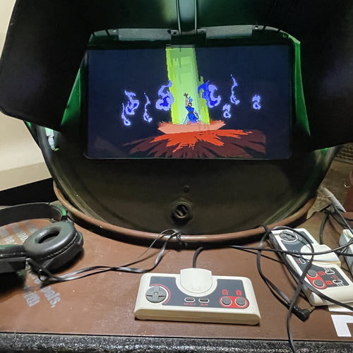 ドラム缶リメイク アーケードゲーム筐体風モニターセット ゲームや