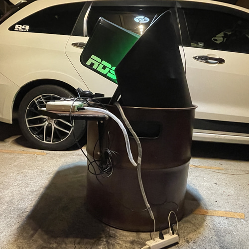 ドラム缶リメイク アーケードゲーム筐体風モニターセット ゲームや